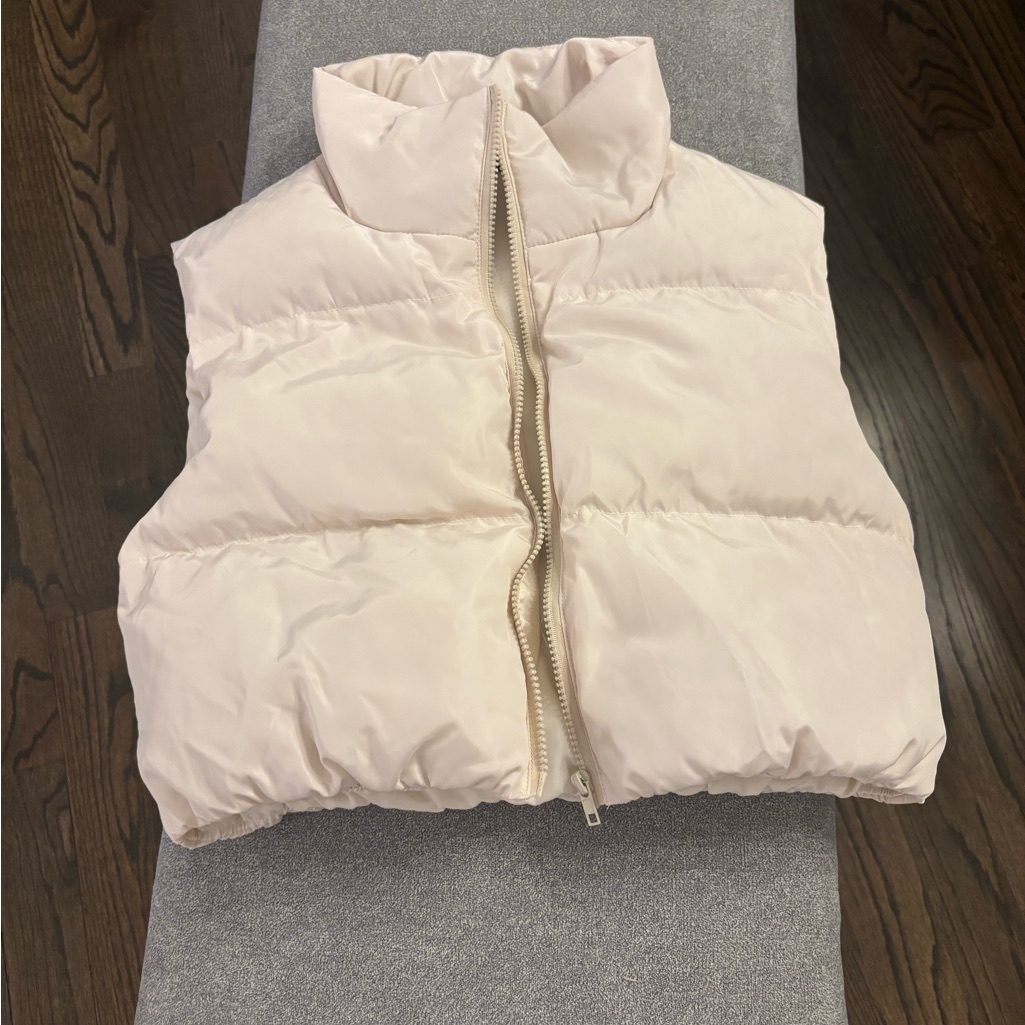 White Puffer Vest